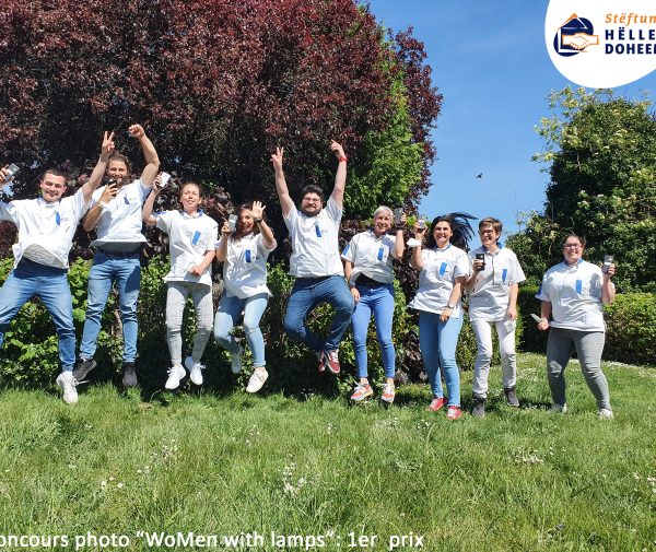 Groupe de soignant en train